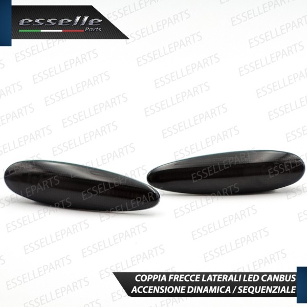 Placchette Dinamiche Laterali nere a led per frecce specifiche per FIAT PALIO