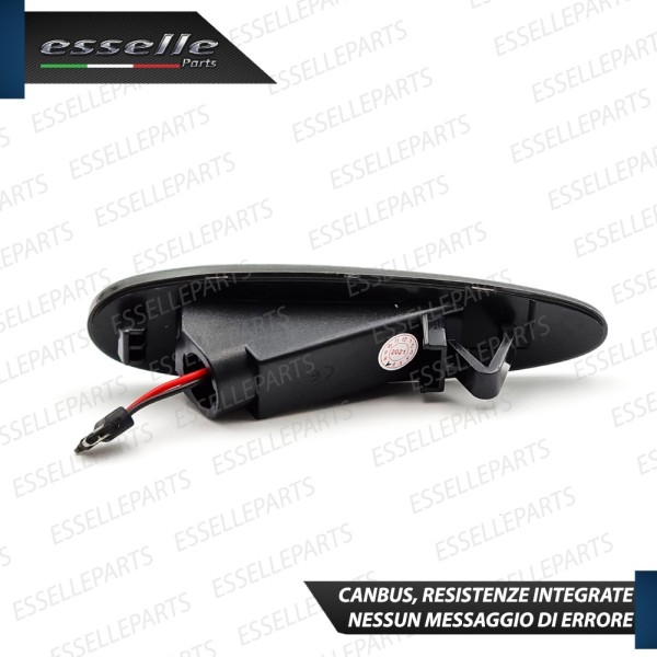 Placchette Dinamiche Laterali nere a led per frecce specifiche per FIAT PALIO