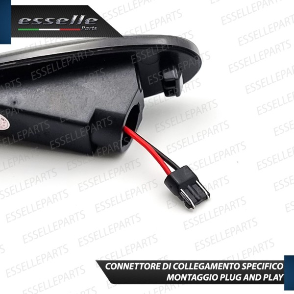 Placchette Dinamiche Laterali nere a led per frecce specifiche per FIAT PALIO