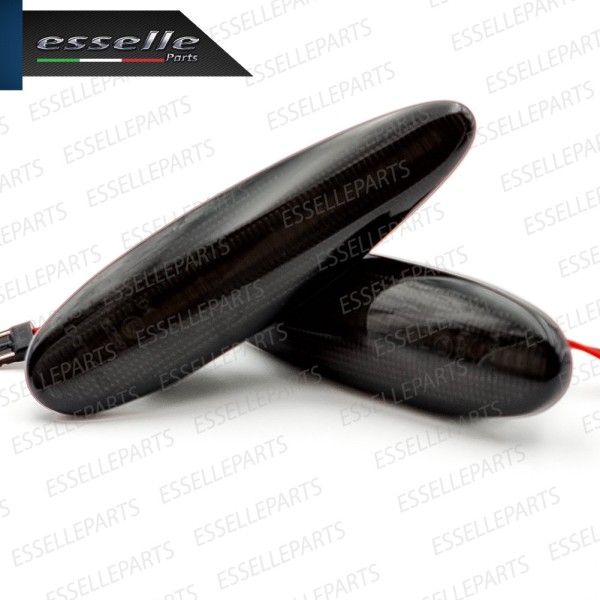 Placchette Dinamiche Laterali nere a led per frecce specifiche per FIAT PALIO