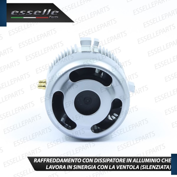 Kit Full LED H7 9800 Lumen 6000K bianco Anabbaglianti VW GOLF Sportsvan Fino al 2016