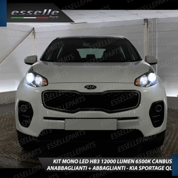 Kit Full Led monoled 6500k canbus lampade per HB3 KIA SPORTAGE IV