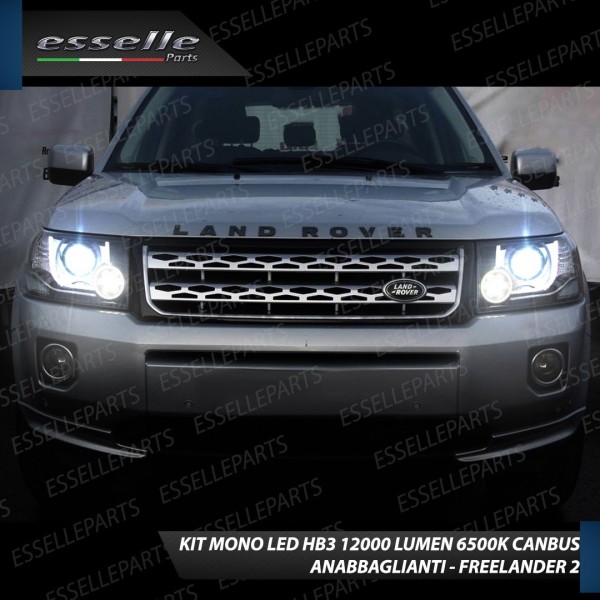 Kit Mono led coppia HB3 12000 Lumen 6000K bianco FREELANDER 2 dal 2013