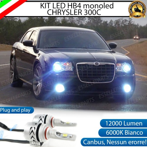 Kit Full LED HB4 coppia lampade mono led 12000 Lumen CHRYSLER 300C