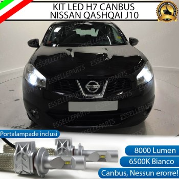 Kit Full LED H7 8000 LUMEN Anabbaglianti NISSAN QASHQAI J10