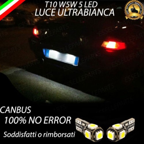 Luci targa 5 LED Canbus