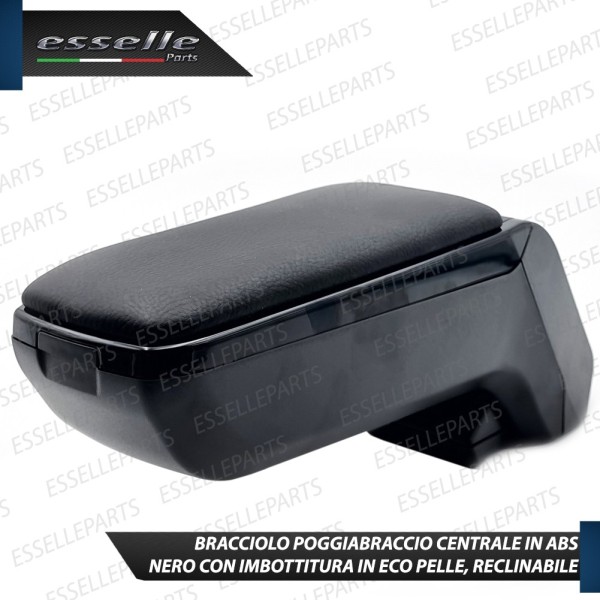 Bracciolo Portaoggetti in Eco Pelle Regolabile Specifico per OPEL CORSA E