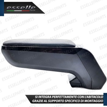 Bracciolo Portaoggetti in Eco Pelle Regolabile Specifico per OPEL CORSA E Bracciolo Portaoggetti in Eco Pelle Regolabile Specifico per OPEL CORSA E