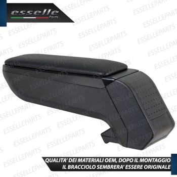 Bracciolo Portaoggetti in Eco Pelle Regolabile Specifico per OPEL CORSA E Bracciolo Portaoggetti in Eco Pelle Regolabile Specifico per OPEL CORSA E