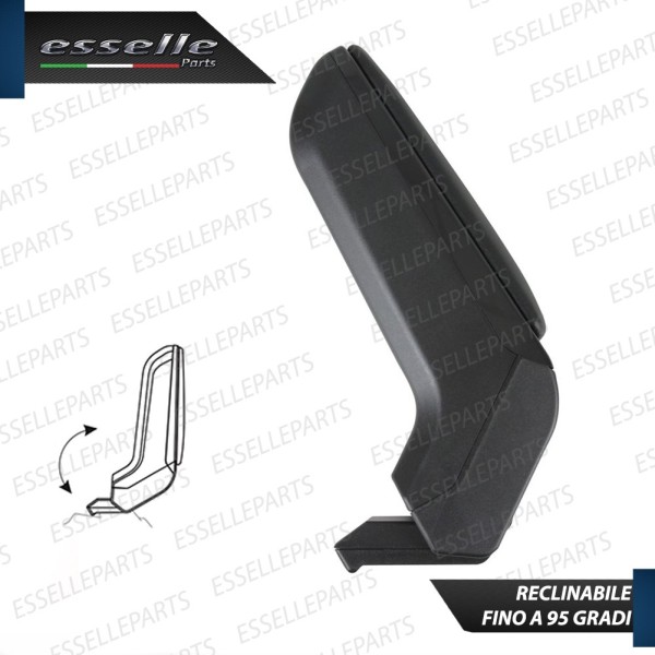 Bracciolo Portaoggetti in Eco Pelle Regolabile Specifico per OPEL CORSA E