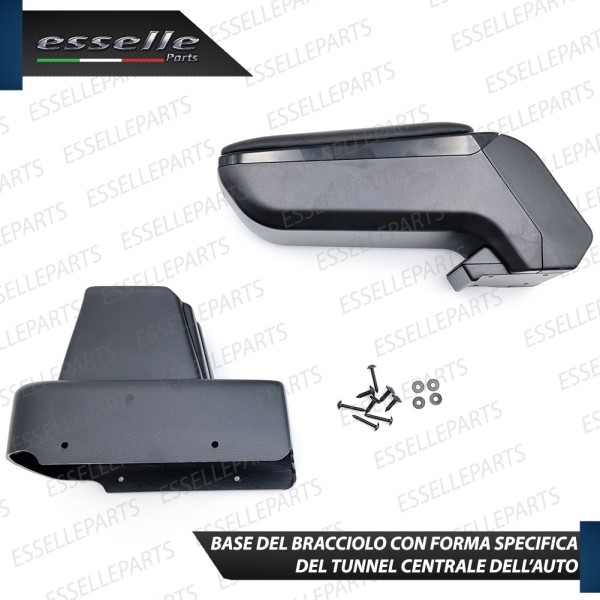 Bracciolo Portaoggetti in Eco Pelle Regolabile Specifico per OPEL CORSA E