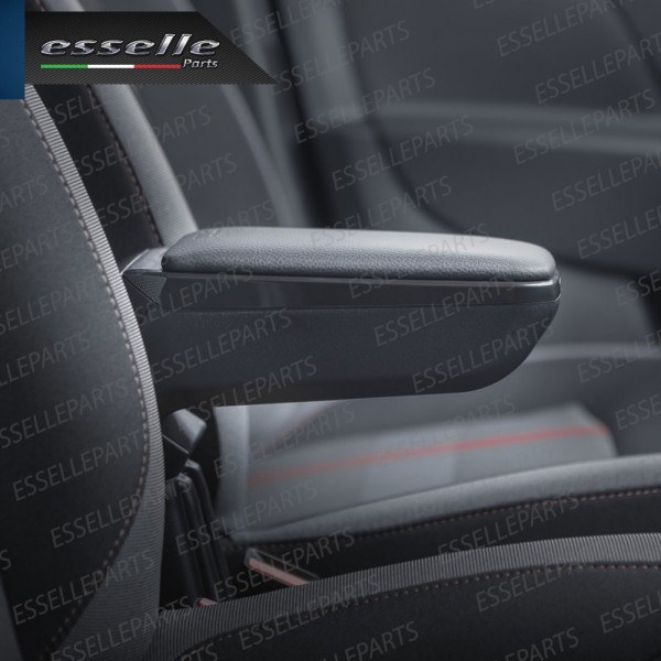 Bracciolo Portaoggetti in Eco Pelle Regolabile Specifico per OPEL CORSA E