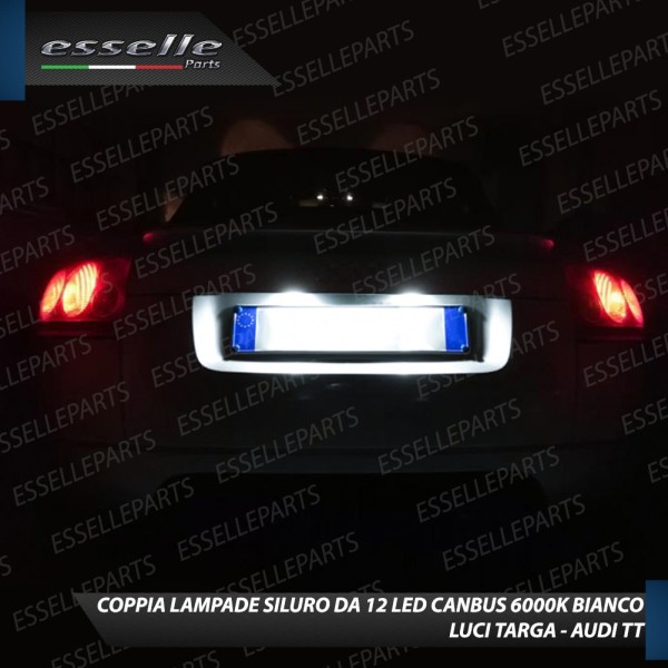 Luci Targa 12 LED Canbus 6000K per Audi TT 8N