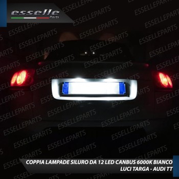 Luci Targa 12 LED Canbus 6000K per Audi TT 8N