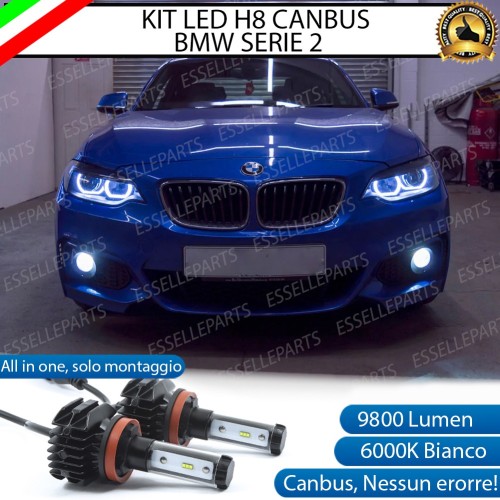 Kit Full Led 6000k canbus BMW SERIE 2 F22 H8 Fendinebbia No Error