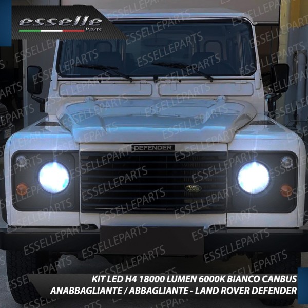 Kit Full LED H4 18000 LUMEN Anabbaglianti + Abbaglianti per LAND ROVER DEFENDER