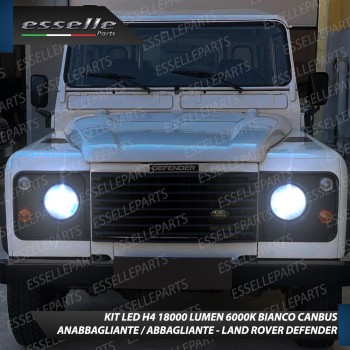 Kit Full LED H4 18000 LUMEN Anabbaglianti + Abbaglianti per LAND ROVER DEFENDER