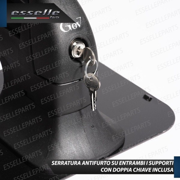 Portasci Magnetico per tre Paia di Sci o due snowboard