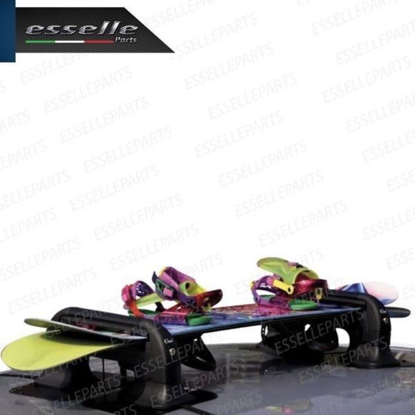 Portasci Magnetico per tre Paia di Sci o due snowboard