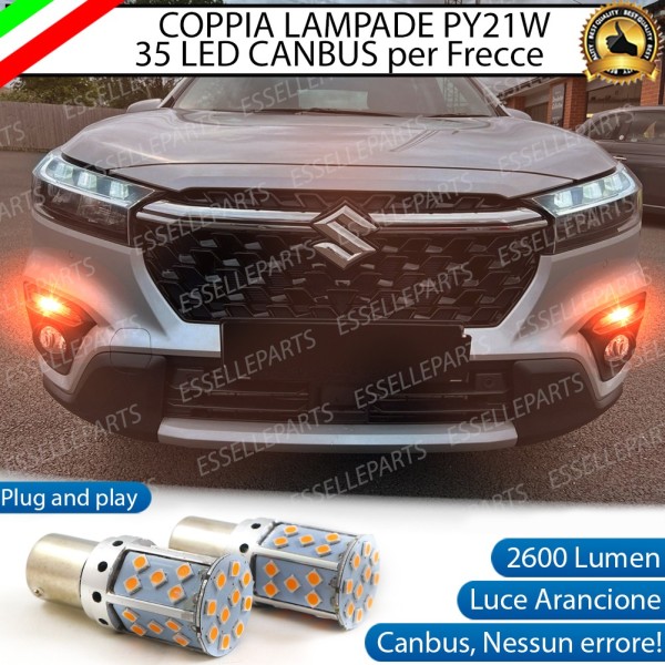 Coppia Frecce Anteriori PY21W 35 LED Canbus SUZUKI S-CROSS
