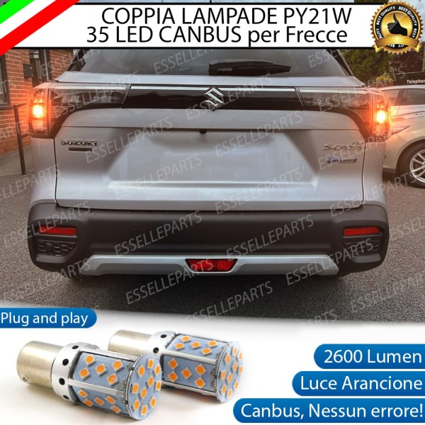 Coppia Frecce Posteriori PY21W 35 LED Canbus SUZUKI S-CROSS