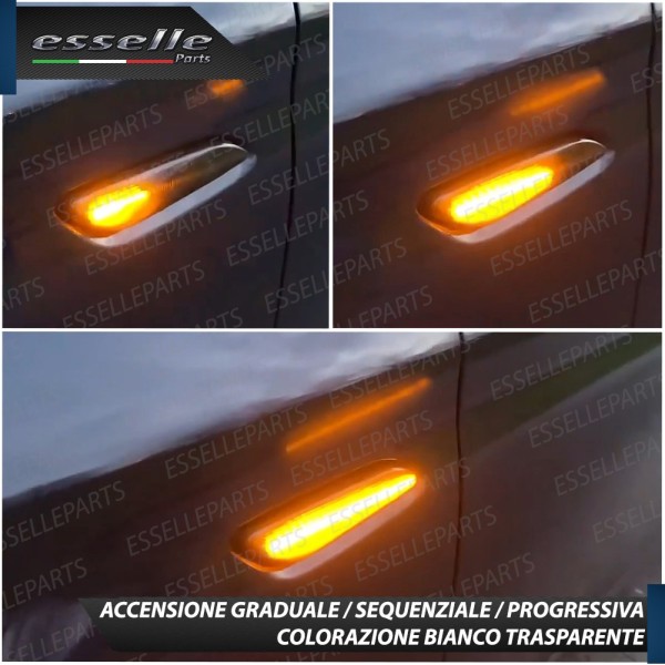 Placchette Dinamiche Laterali a led per frecce specifiche FIAT TIPO