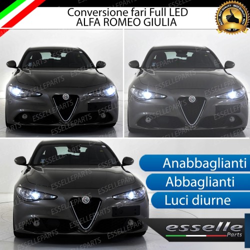 Conversione Fari Full LED Alfa Romeo Giulia