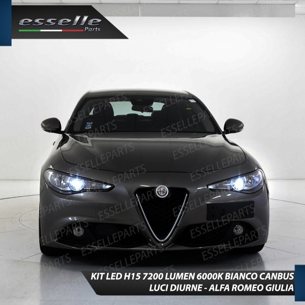 Conversione Fari Full LED 6000k canbus  Alfa Romeo Giulia