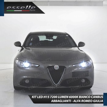 Conversione Fari Full LED 6000k canbus  Alfa Romeo Giulia