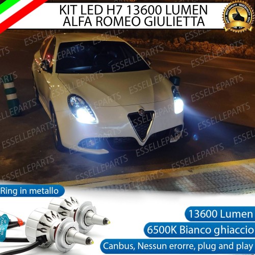 Kit Full LED H7 Monoled al quarzo 13600 LUMEN ALFA ROMEO GIULIETTA FINO AL 2014