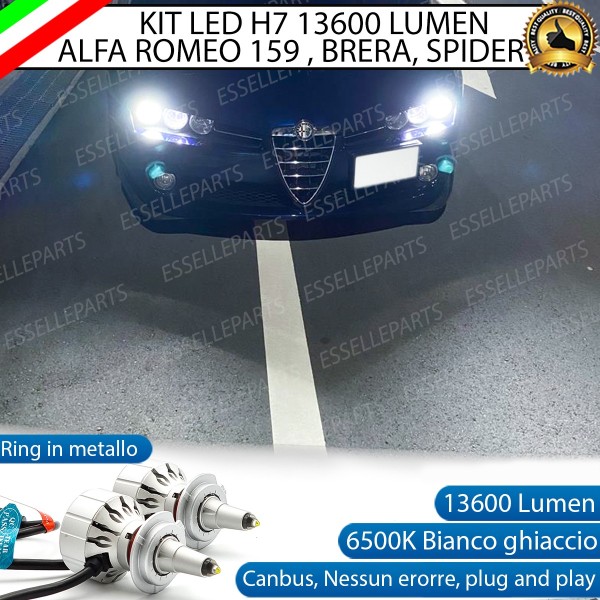 Kit Full LED H7 coppia lampade monoled ALFA ROMEO BRERA