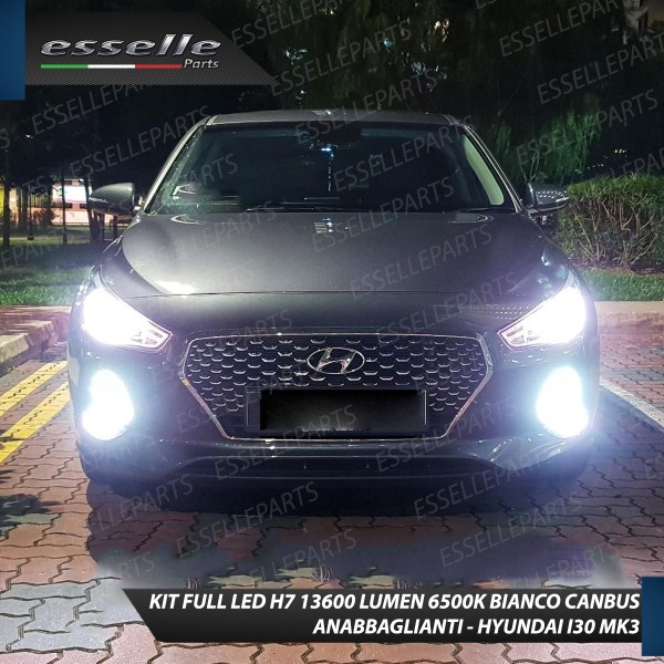 Kit Full LED H7 Monoled al quarzo 13600 LUMEN HYUNDAI I30 MK3