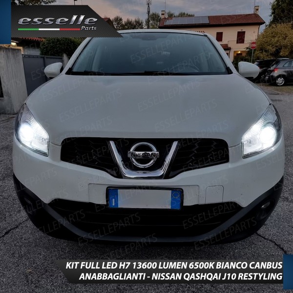 Kit Full LED H7 Monoled al quarzo 13600 LUMEN NISSAN QASHQAI J10 RESTYLING