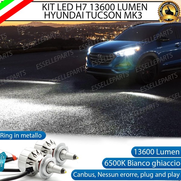 Kit Full LED H7 coppia lampade monoled HYUNDAI TUCSON MK3 RESTYLING