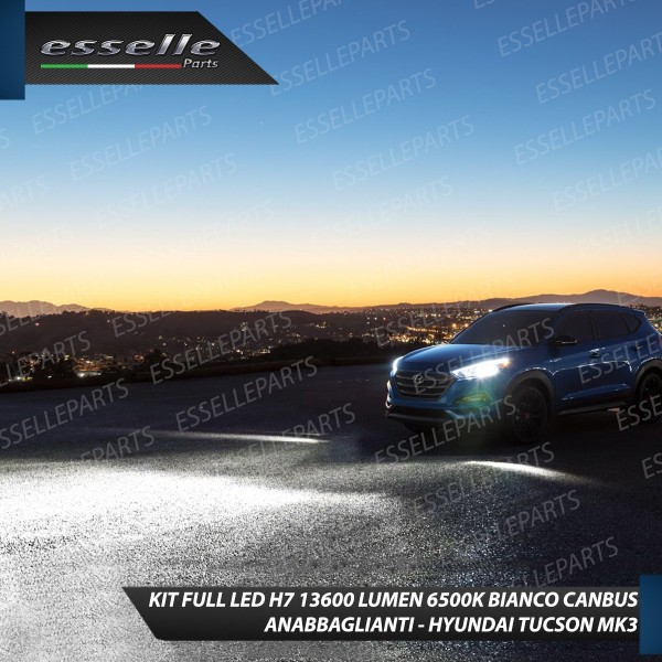 Kit Full LED H7 Monoled al quarzo 13600 Lumen 6000K HYUNDAI TUCSON MK3 RESTYLING