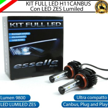Kit Full LED H11 Fendinebbia 9800 Lumen 6000K bianco BMW SERIE 3 E90 E91