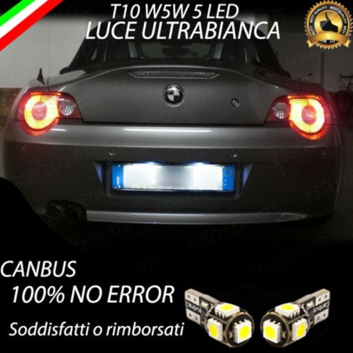 Luci targa 5 LED Canbus