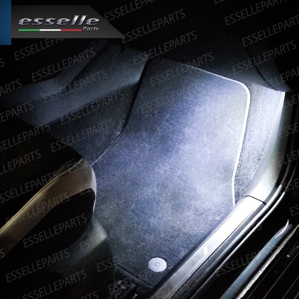 LED VANO PIEDI PEDALI TAPPETINI PIEDI VW VOLKSWAGEN 6000K BIANCO CANBUS