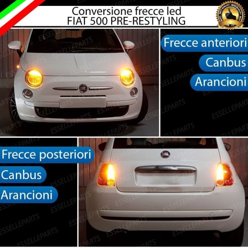 CONVERSIONE FRECCE LED FIAT 500 PRE-RESTYLING ANTERIORE + POSTERIORE CANBUS