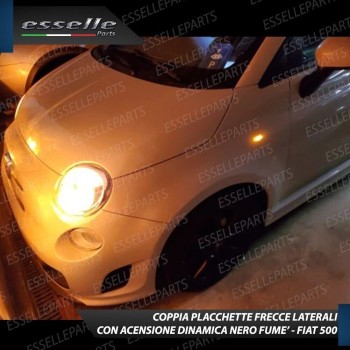 CONVERSIONE LED FIAT 500 PRE-RESTYLING FRECCE ANTERIORI POSTERIORI LATERALI FUME