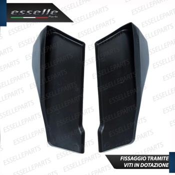 Flap splitter spoiler minigonne laterali nero lucido in ABS aerodinamici