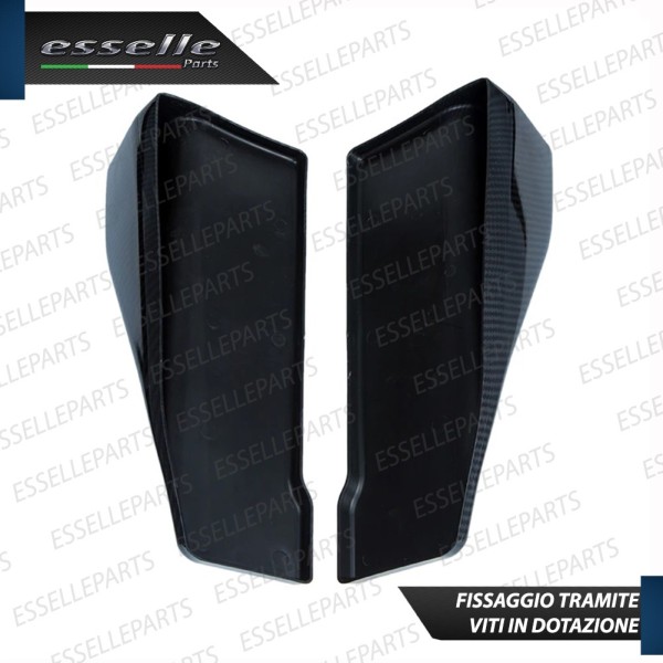 Flap splitter spoiler minigonne laterali carbon look in ABS aerodinamici