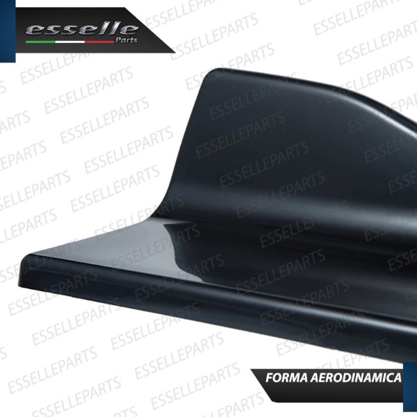 Flap minigonne laterali nero lucido per versioni 3 porte