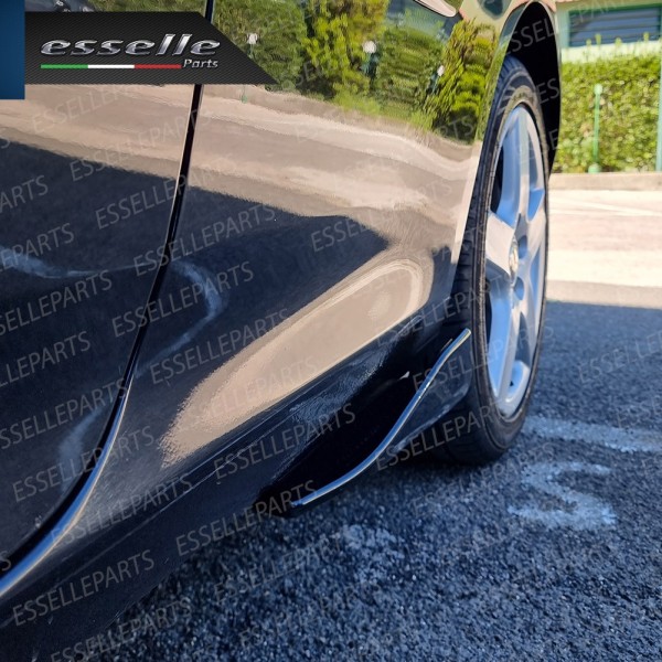 Flap minigonne laterali nero lucido per versioni 3 porte