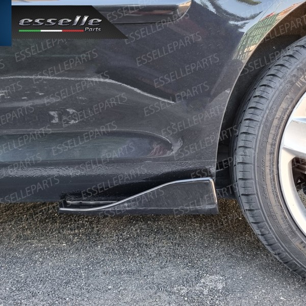 Flap minigonne laterali nero lucido per versioni 3 porte