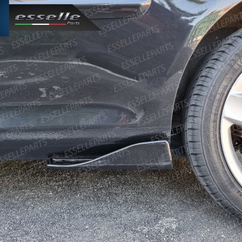 Flap minigonne laterali nero lucido per versioni 3 porte