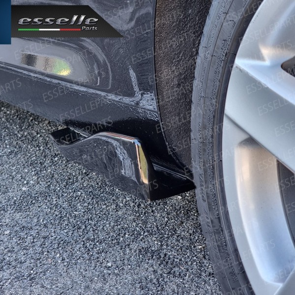 Flap minigonne laterali nero lucido per versioni 3 porte