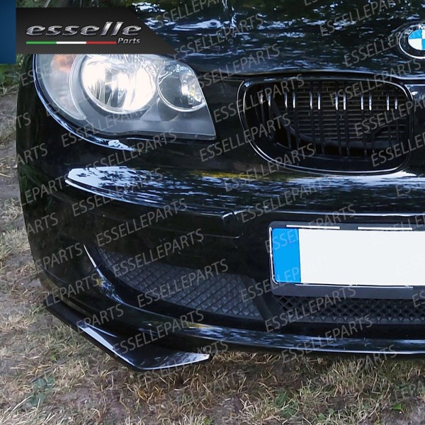 Lame spoiler sotto paraurti splitter anteriore nero lucido sottoparaurti