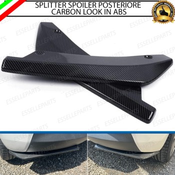 Lame spoiler sotto paraurti splitter posteriore carbon look sottoparaurti Lame spoiler sotto paraurti splitter posteriore carbon look sottoparaurti