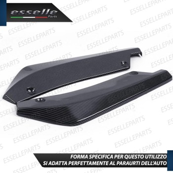 Lame spoiler sotto paraurti splitter posteriore carbon look sottoparaurti Lame spoiler sotto paraurti splitter posteriore carbon look sottoparaurti
